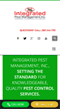 Mobile Screenshot of integrated-pest.com